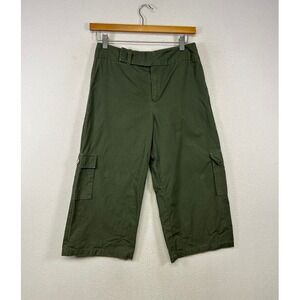 Gorpcore Utility Amy Byer Girls Size 16 Olive Green Ripstop Cargo Capri Pants